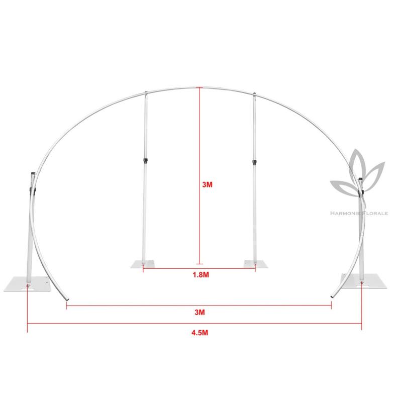 Structure Incurvée (Comprenant le lestage)