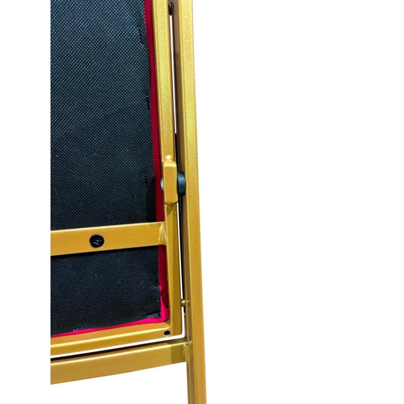 Chaise Pliante Kross Bordeaux/Dorée