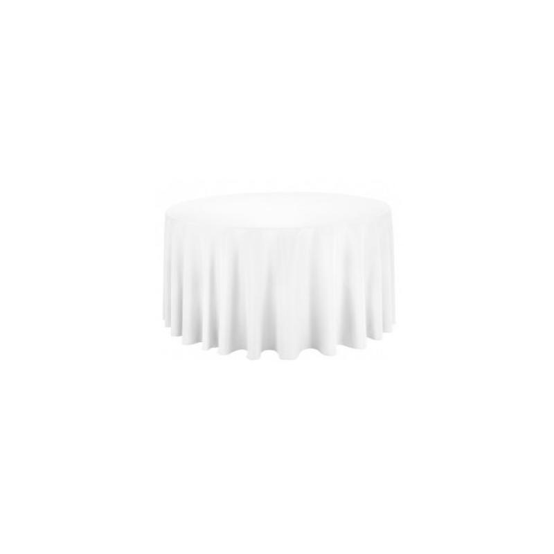 Nappe Polyester Blanche Diamètre 280cm