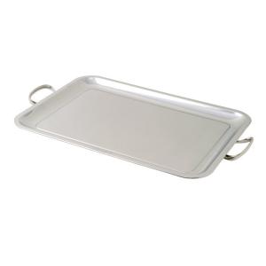 Plateau à Anses Rectangulaire 45 cm Inox