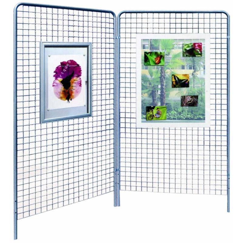 Grille d'Exposition Modulable à assemblage par clips (2 fournis par grille)
