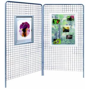 Grille d'Exposition Modulable à assemblage par clips (2 fournis par grille)