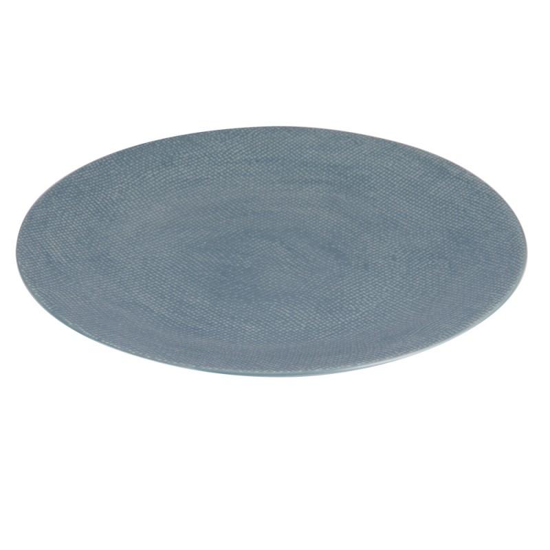 Assiette plate Vesuvio Bleu 27 cm (disponibilité Avril 2026)