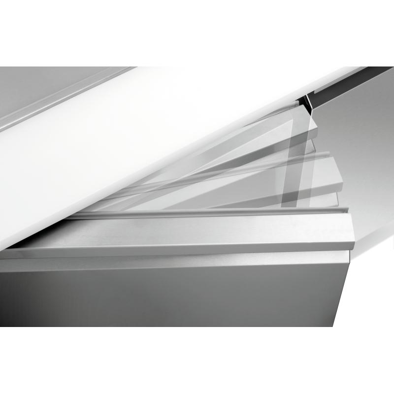 Saladette 4 GN 1/1 (bac GN non fourni à prévoir)