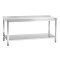 Table travail INOX Professionelle P700, L1800 H85-90cm