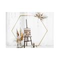 Arche BackDrop hexagonale or 2m20