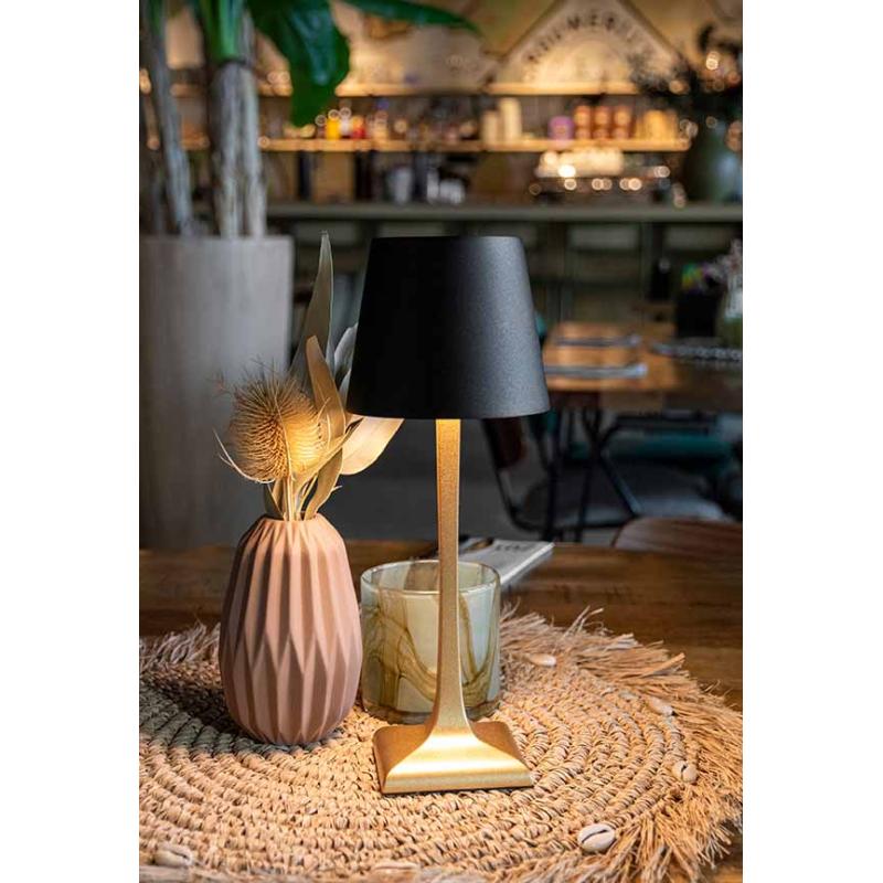 Lampe de Table Rome Ø10 cm Hauteur 26CM Led Blanc Chaud