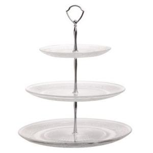 Présentoire 3 étages en verre - destockage