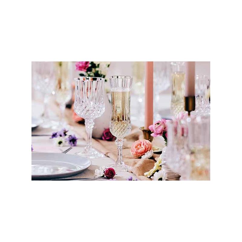 Flûte à Champagne LONGCHAMP 12 CL par Cristal d'Arques