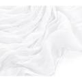 Chemin de table gaze de coton BLANC 4m x 0,90 m