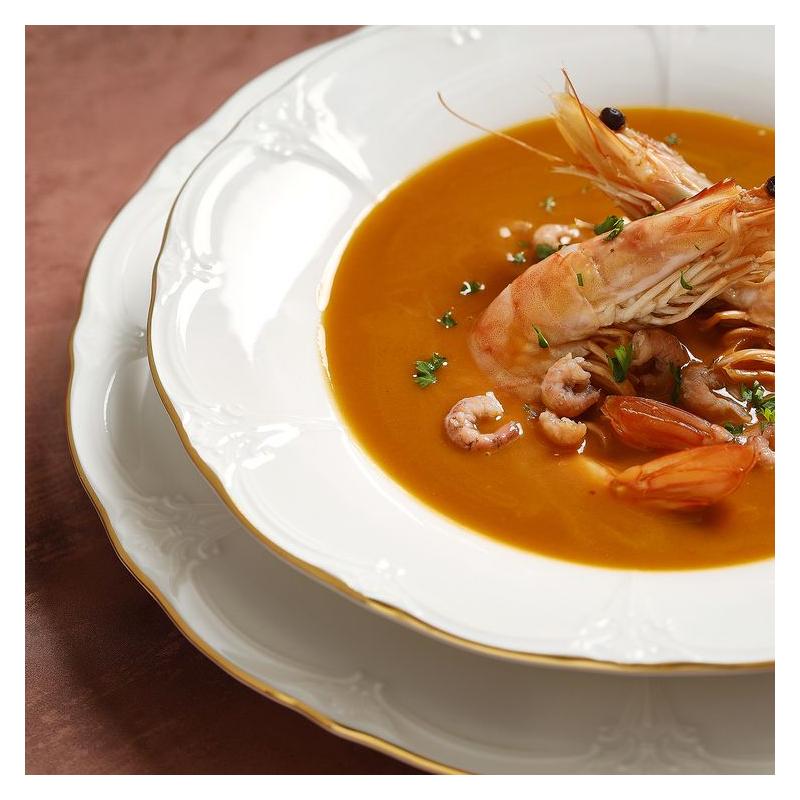 Assiette Rétro - Vintage Bord Doré D27cm