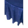 Nappe Ronde Velours Bleu Roi 280 cm