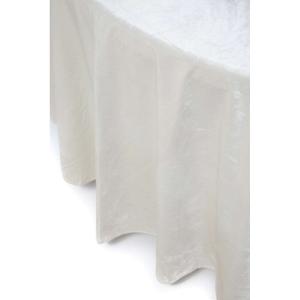 Nappe Ronde Velours Champagne 280 cm