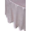 Nappe Ronde Velours Rose Pale 280 cm