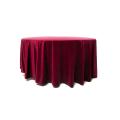 Nappe Ronde Velours Bordeaux 280 cm