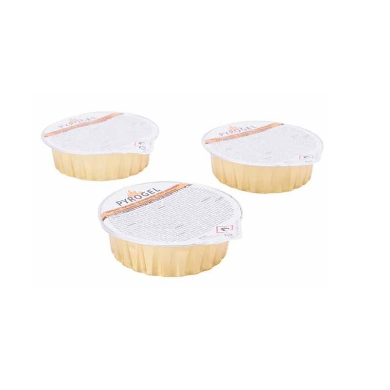 Lot de 3 PYROGEL - PATE A BRULER 95G pour FONDUE