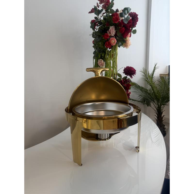 Chafing Dish OR/Doré Rond 6L