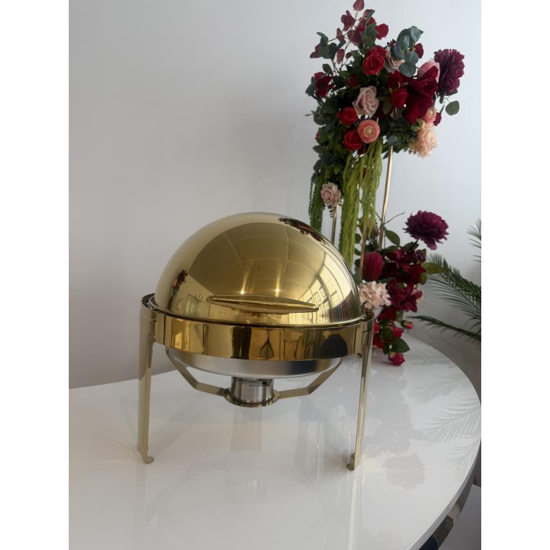 Chafing Dish OR/Doré Rond 6L