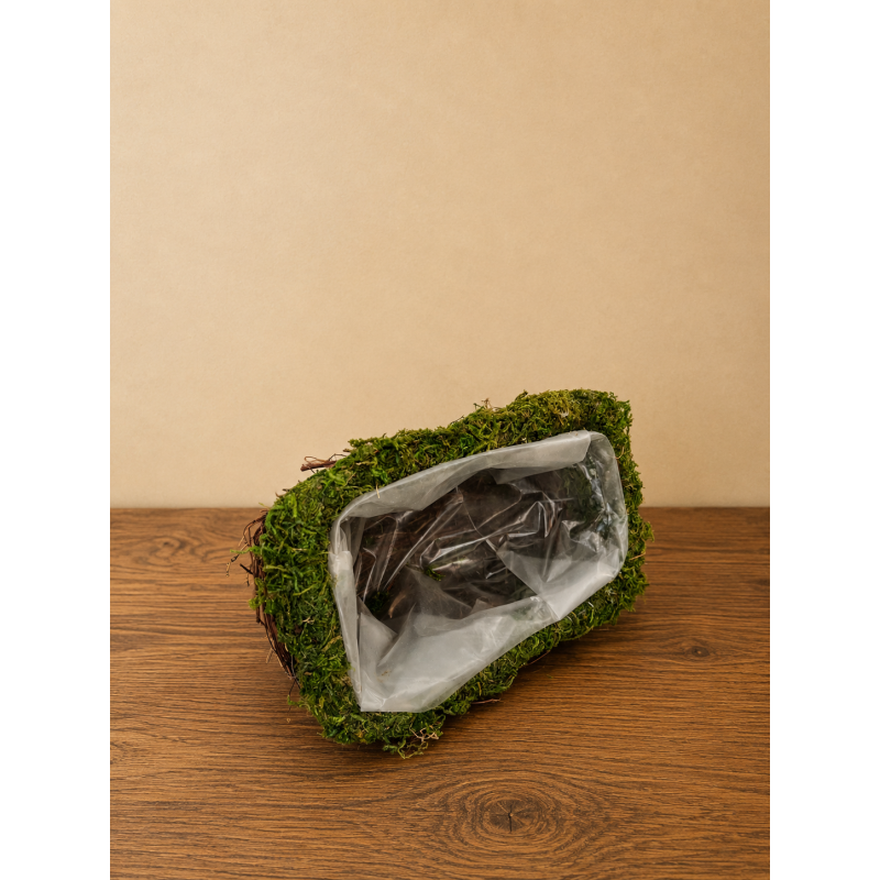 Panier Rotin-Herbe Nature 22x13xH10cm