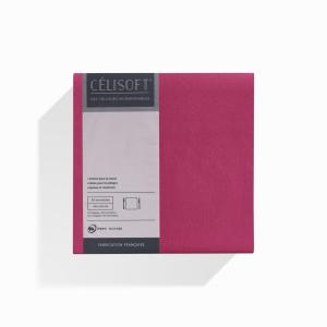 50 Serviettes Intissées FRAMBOISE (taille 40x40cm)