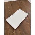Assiette OASIS plate rectangulaire 26x16cm