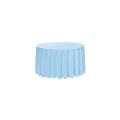 Nappe de table unie ronde BLEU CIEL 280 cm