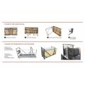 Stand Buffet Pliant 200x80xH90cm NOIR