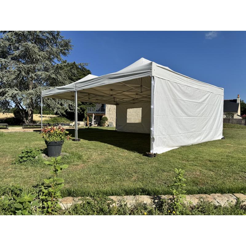 Barnum pliant 4x6m + LESTAGE (aide au montage nécessaire, livraison obligatoire)