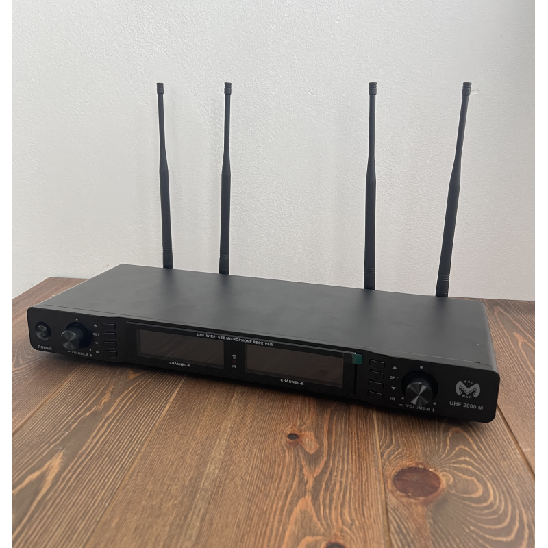 2 Micros sans fil pour Sono Compact - longue portée 80m