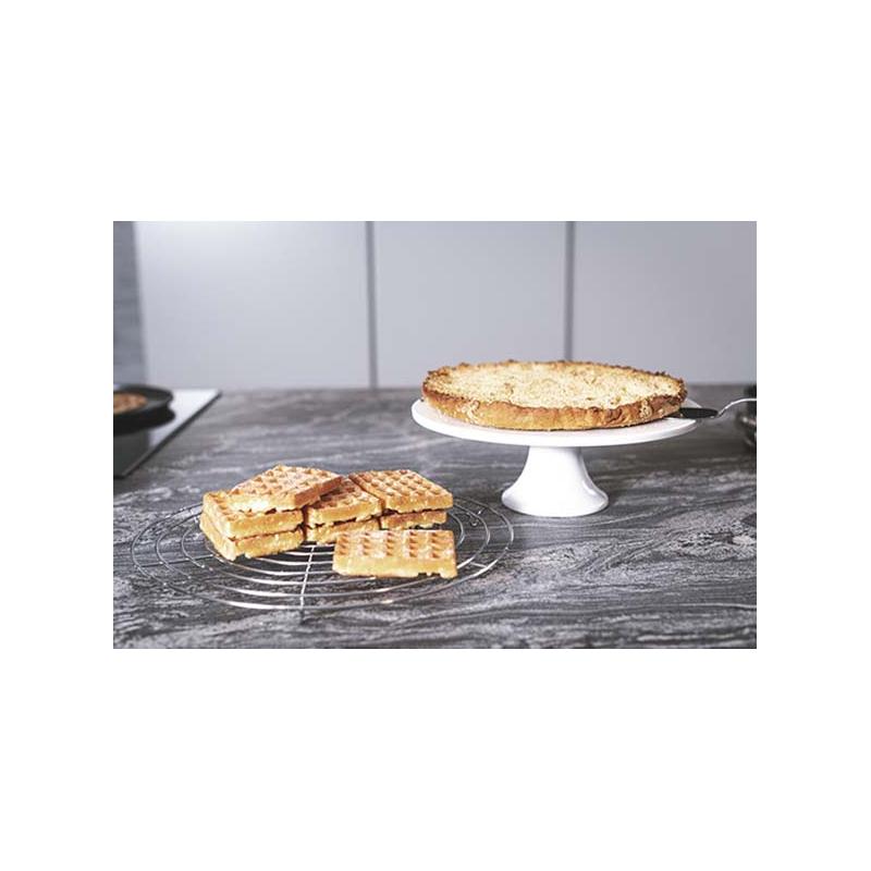 Support / Plat à gâteau PORCELAINE D28xH10cm