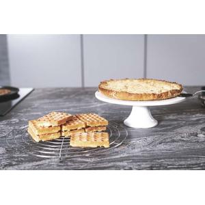 Support / Plat à gâteau PORCELAINE D28xH10cm
