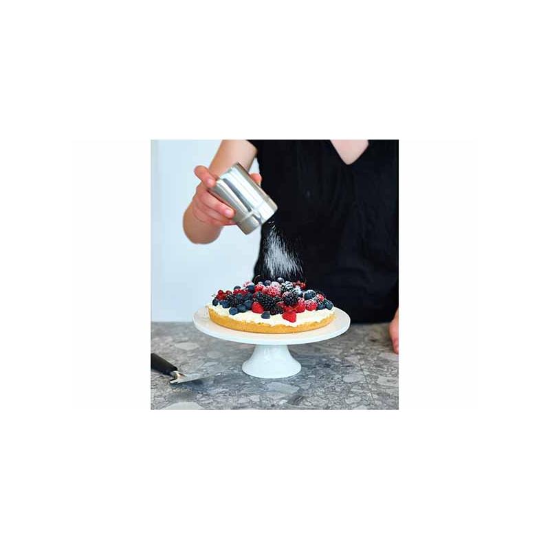 Support / Plat à gâteau PORCELAINE D28xH10cm