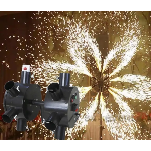 Double Wheels Fire - Machine rotative pour jets de scène