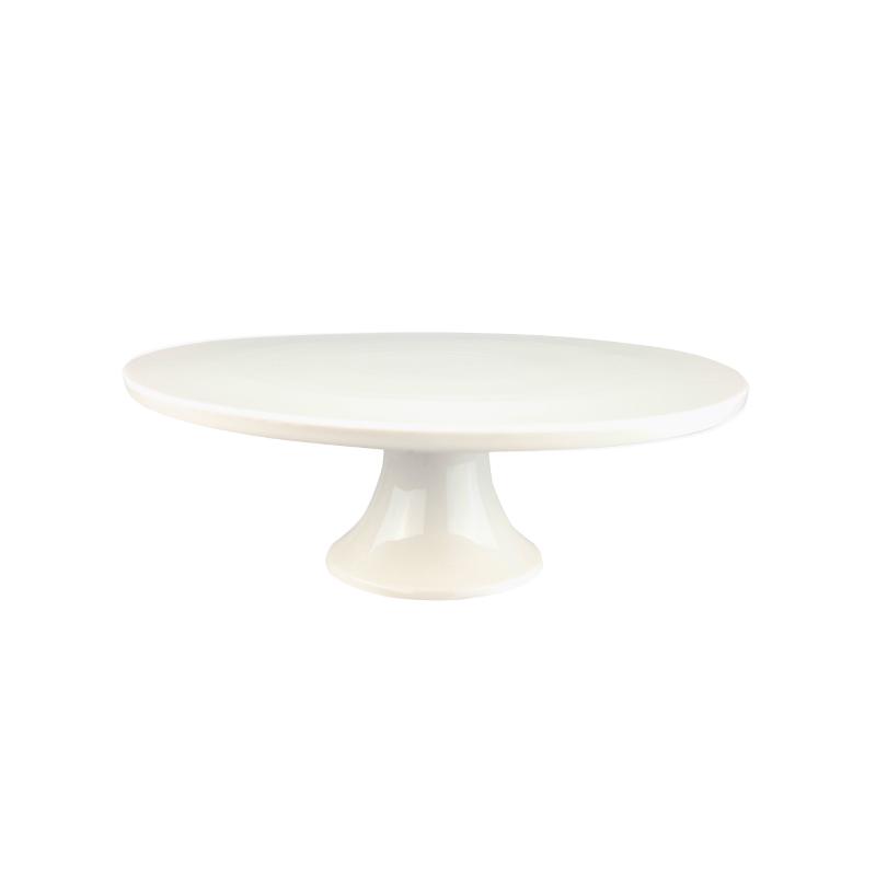 Support / Plat à gâteau PORCELAINE D28xH10cm
