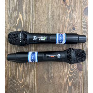 2 Micros sans fil pour Sono Compact - longue portée 80m