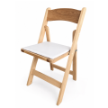 Chaise pliante Wedding Bois Naturel - desktockage