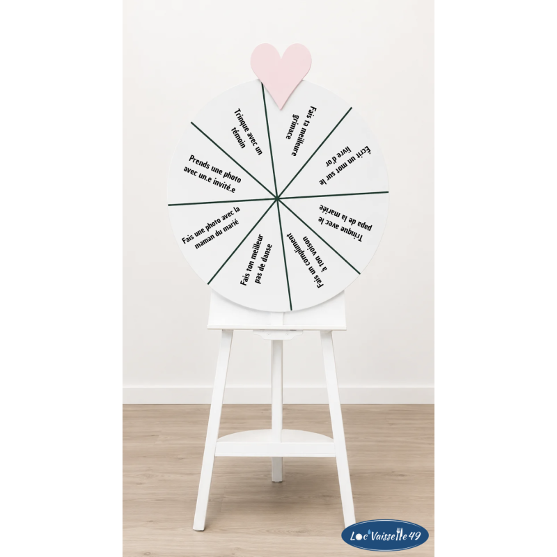 Roue des actions - Edition Mariage 8 activitées