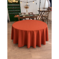 Nappe de table unie ronde TERRACOTTA  280 cm